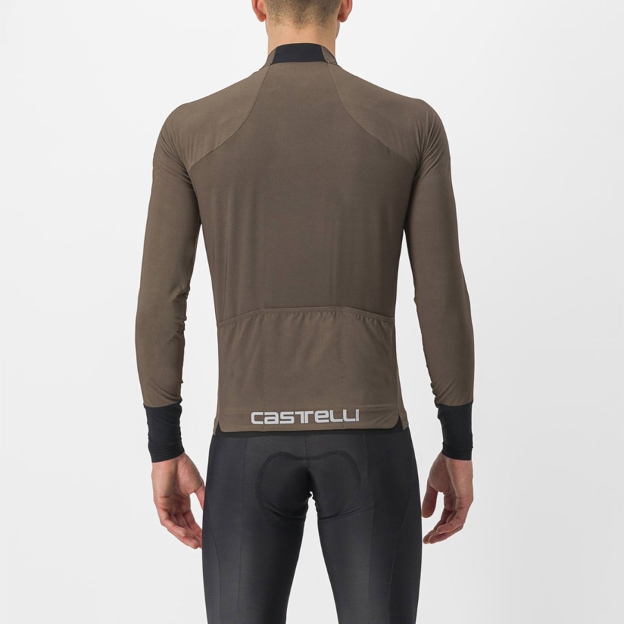 Castelli FLIGHT AIR Jersey Herre Brune | 701398QFB