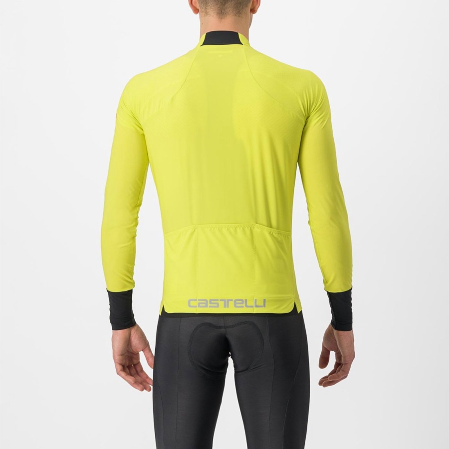 Castelli FLIGHT AIR Jersey Herre Gul | 371298DBP