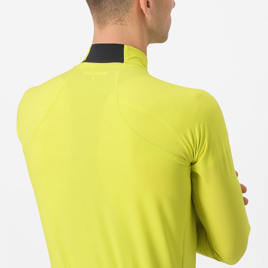 Castelli FLIGHT AIR Jersey Herre Gul | 371298DBP