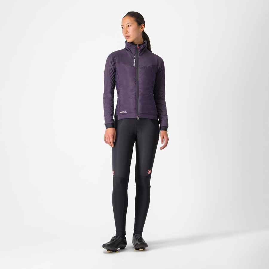 Castelli FLY THERMAL W Jakker Dame Lilla | 806597AUN