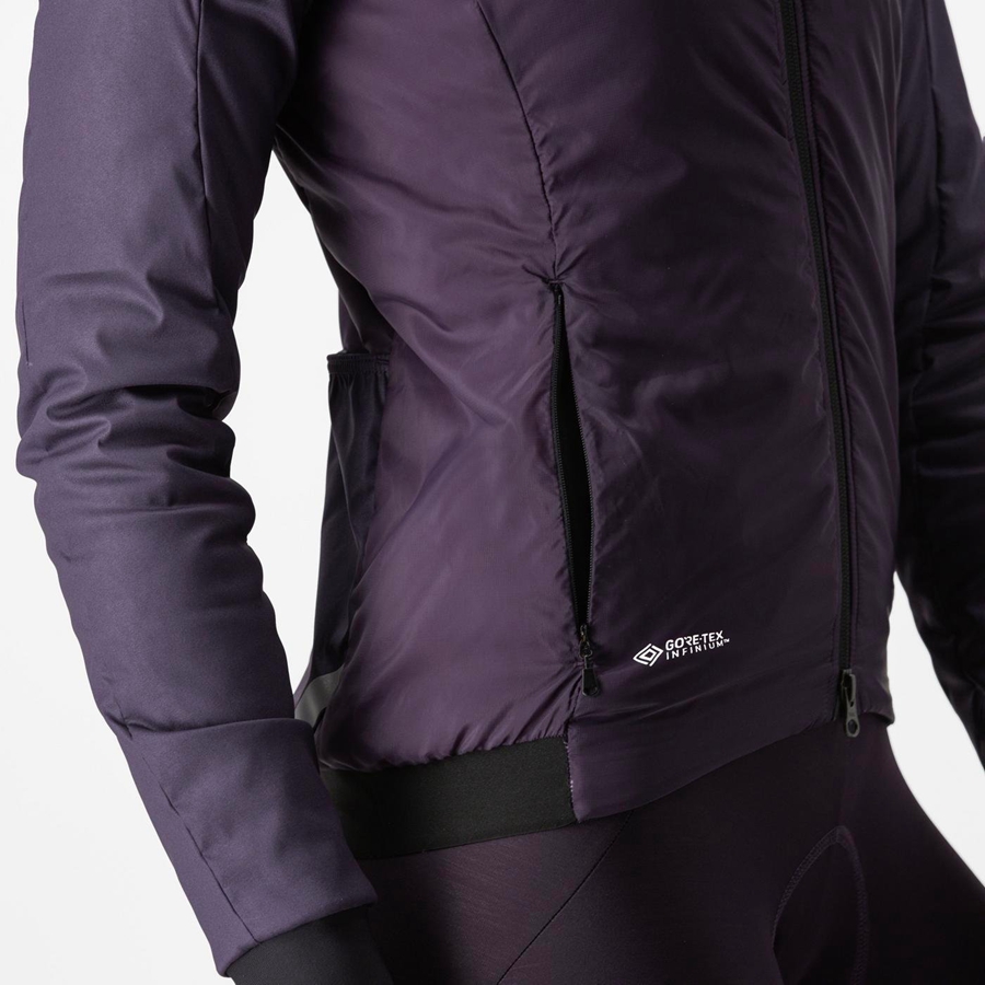 Castelli FLY THERMAL W Jakker Dame Lilla | 806597AUN