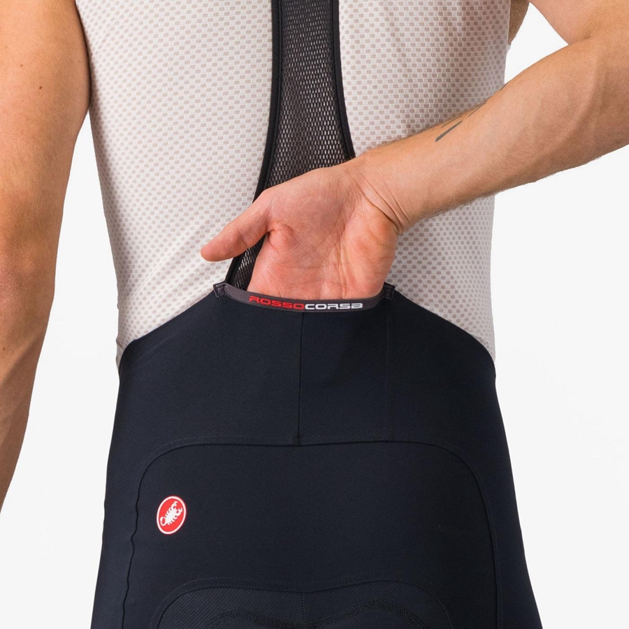 Castelli FREE AERO RC CLASSIC Shorts Med Smekke Herre Svarte Hvite | 045639VPR