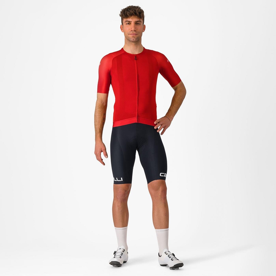 Castelli FREE AERO RC CLASSIC Shorts Med Smekke Herre Svarte Hvite | 045639VPR