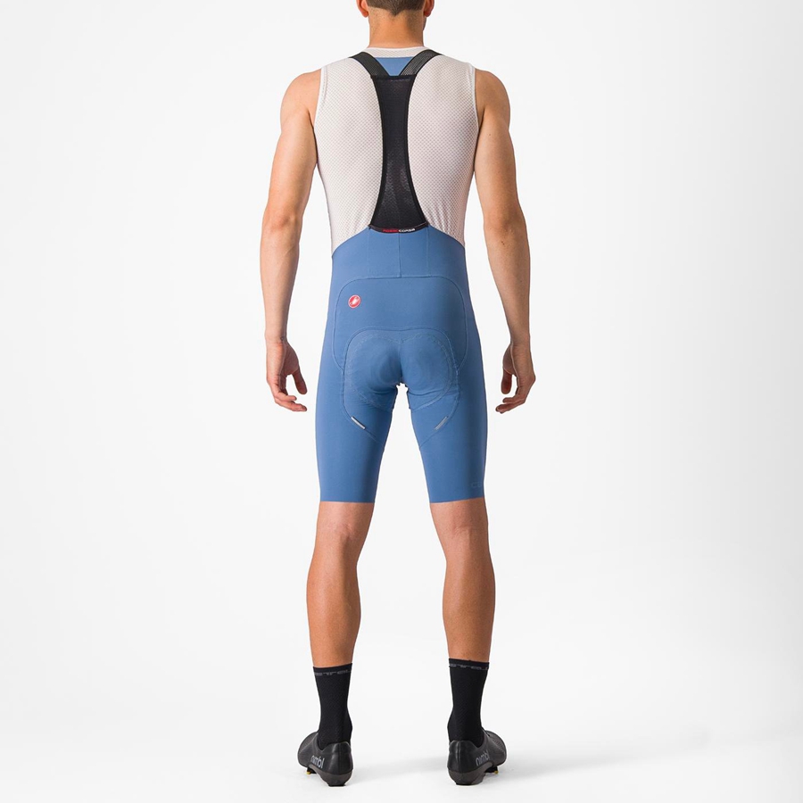 Castelli FREE AERO RC Shorts Med Smekke Herre Grå Blå | 459381BNT