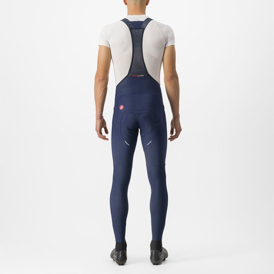 Castelli FREE AERO RC Tights Med Smekke Herre Blå | 135974DBG