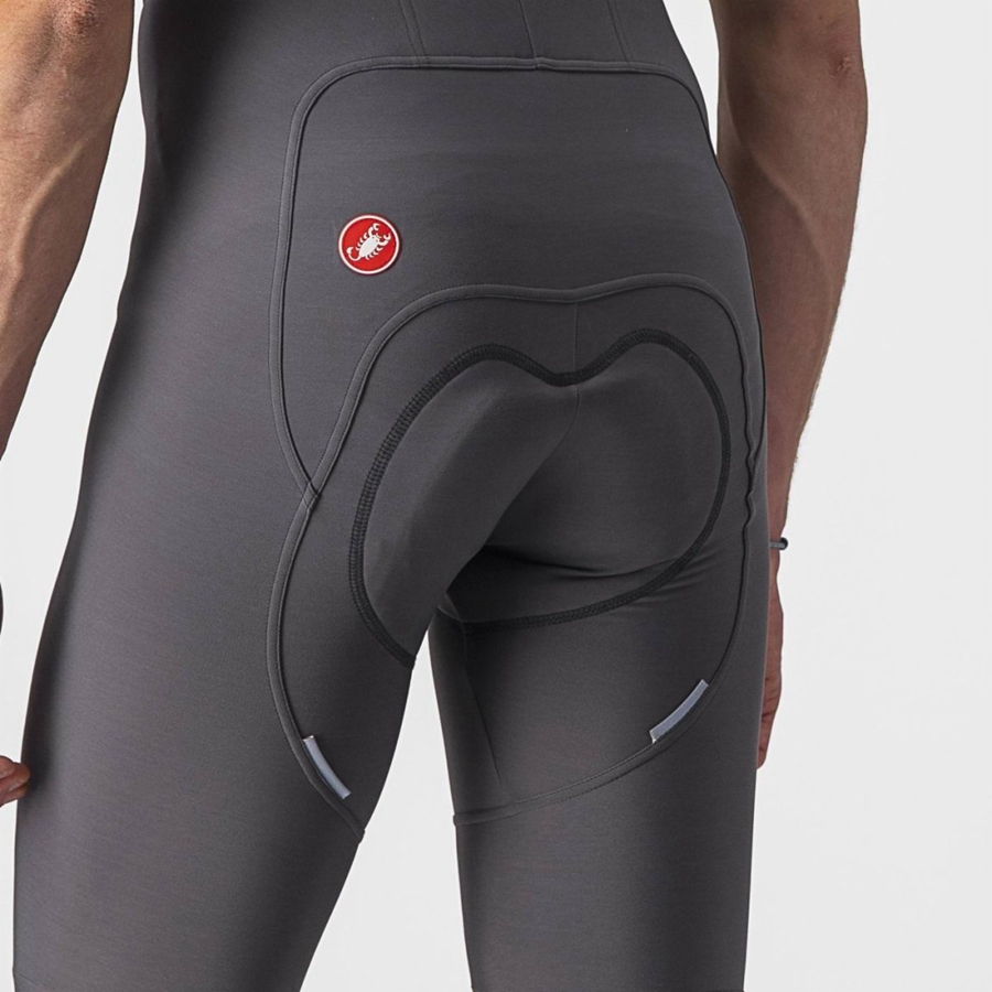 Castelli FREE AERO RC Tights Med Smekke Herre Mørke Grå | 914037GSL