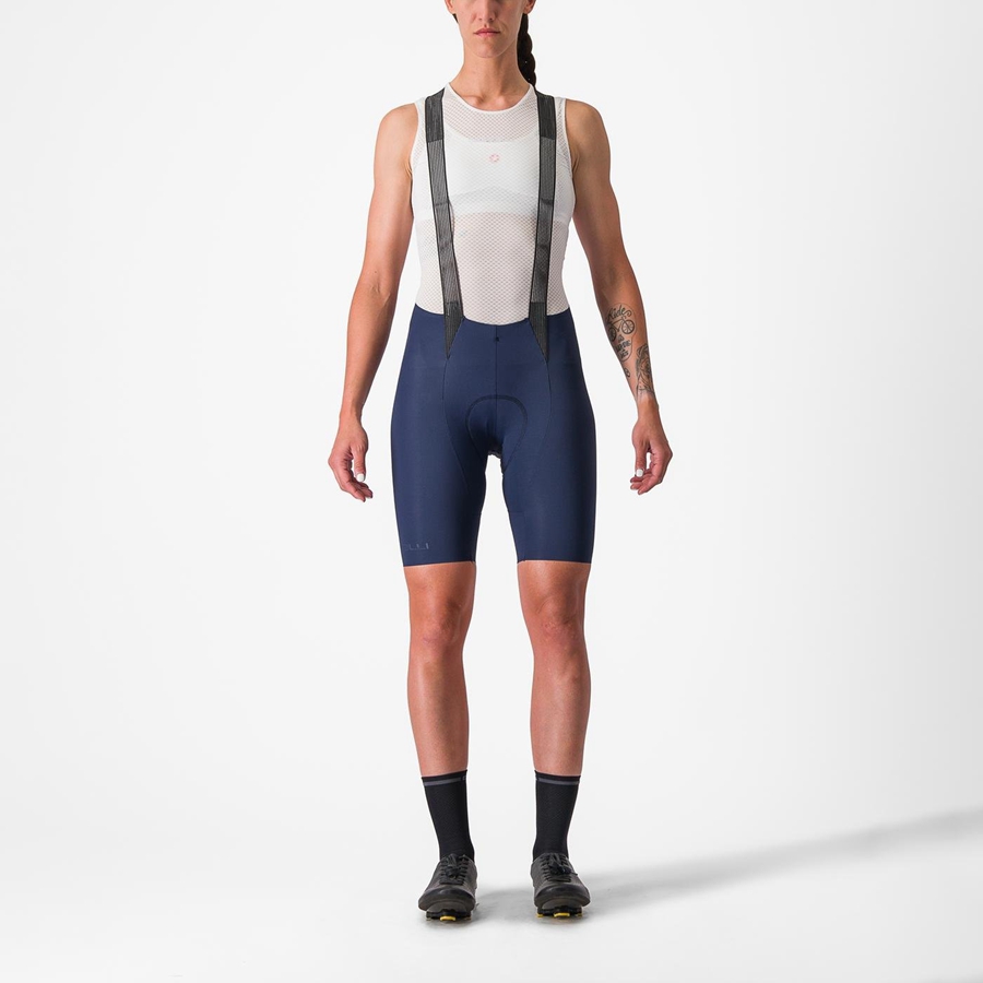 Castelli FREE AERO RC W Shorts Med Smekke Dame Blå | 685032OMQ