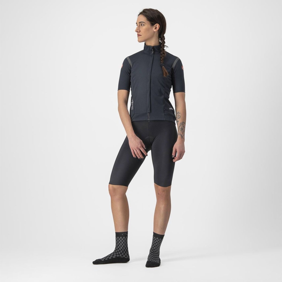 Castelli GABBA RoS 2 W Jakker Dame Svarte Svarte | 239146OGN