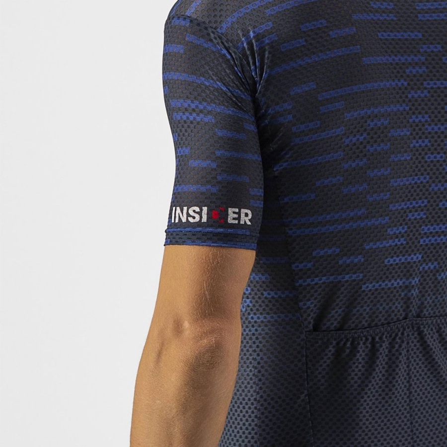 Castelli INSIDER Jersey Herre Blå | 687259HQR