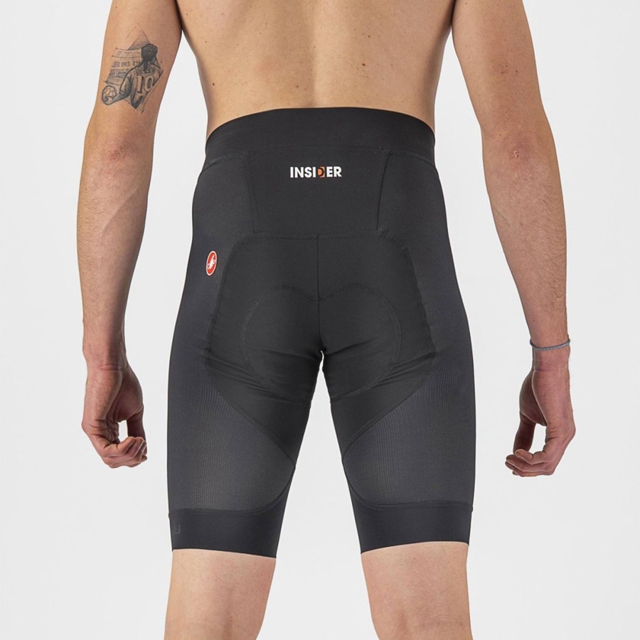 Castelli INSIDER Shorts Herre Svarte | 520739EVD