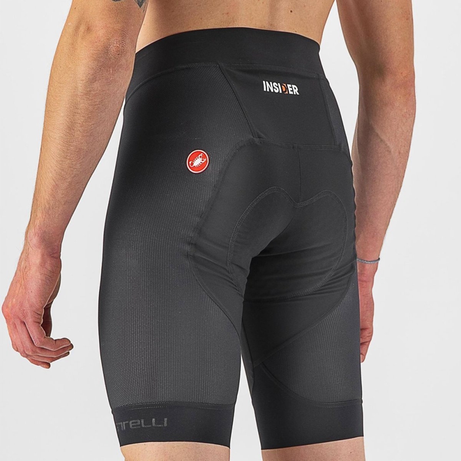 Castelli INSIDER Shorts Herre Svarte | 520739EVD