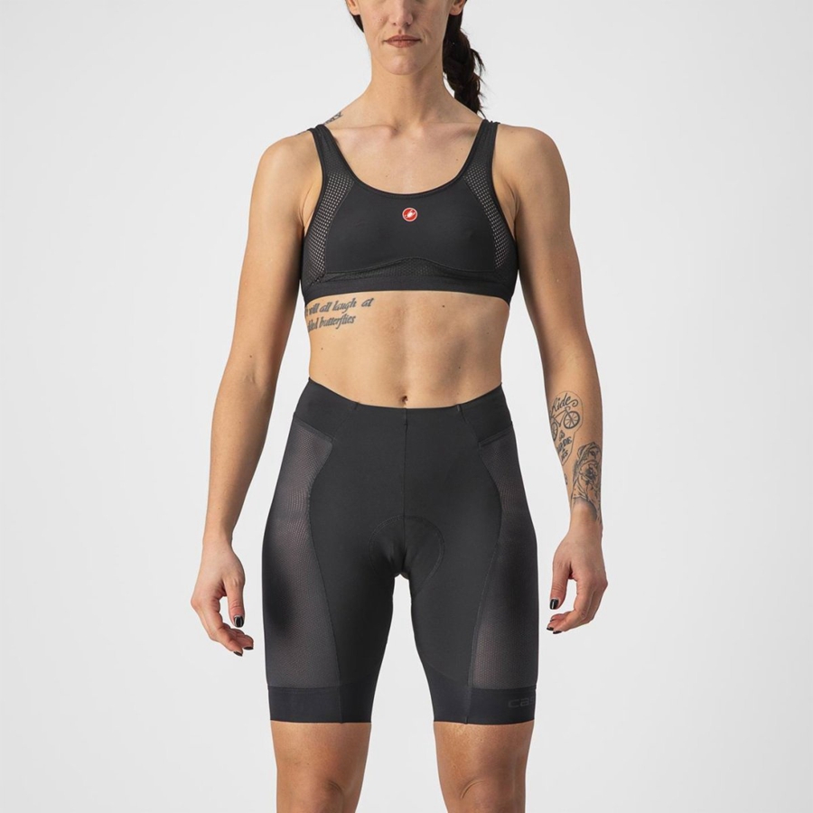 Castelli INSIDER W Shorts Dame Svarte | 923785THJ