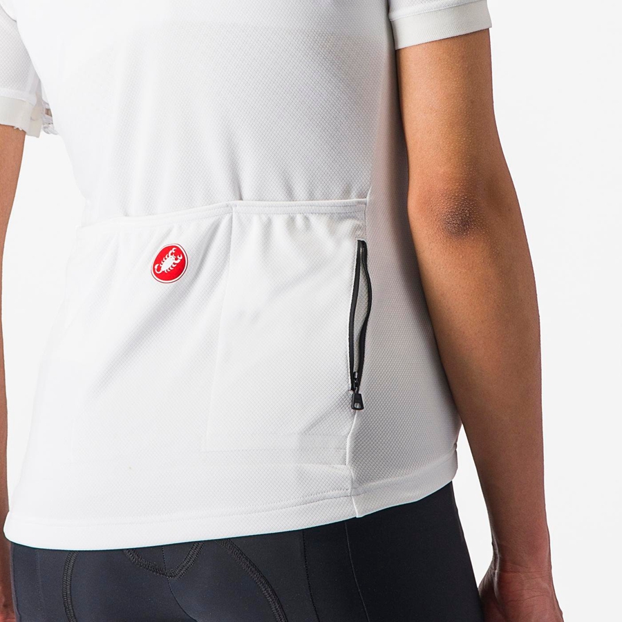 Castelli LIBERA Jersey Dame Hvite | 045236SXE