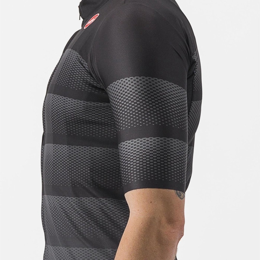 Castelli LIVELLI Jersey Herre Svarte | 283749IXE