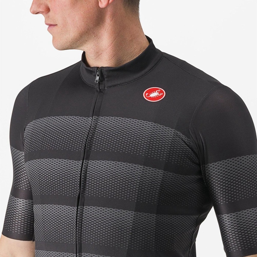 Castelli LIVELLI Jersey Herre Svarte | 283749IXE