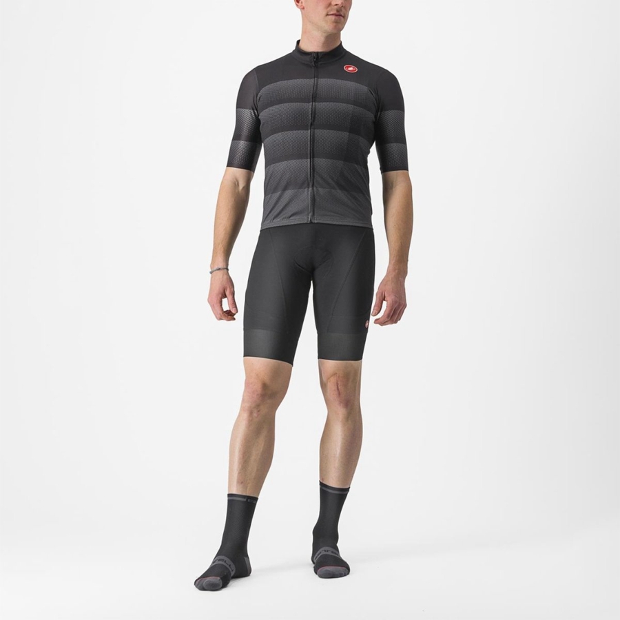 Castelli LIVELLI Jersey Herre Svarte | 283749IXE