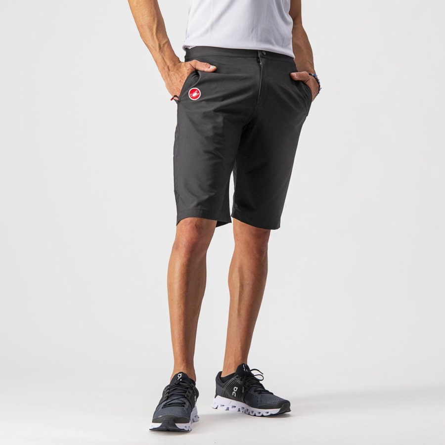 Castelli MILANO Shorts Herre Svarte | 405781YEW