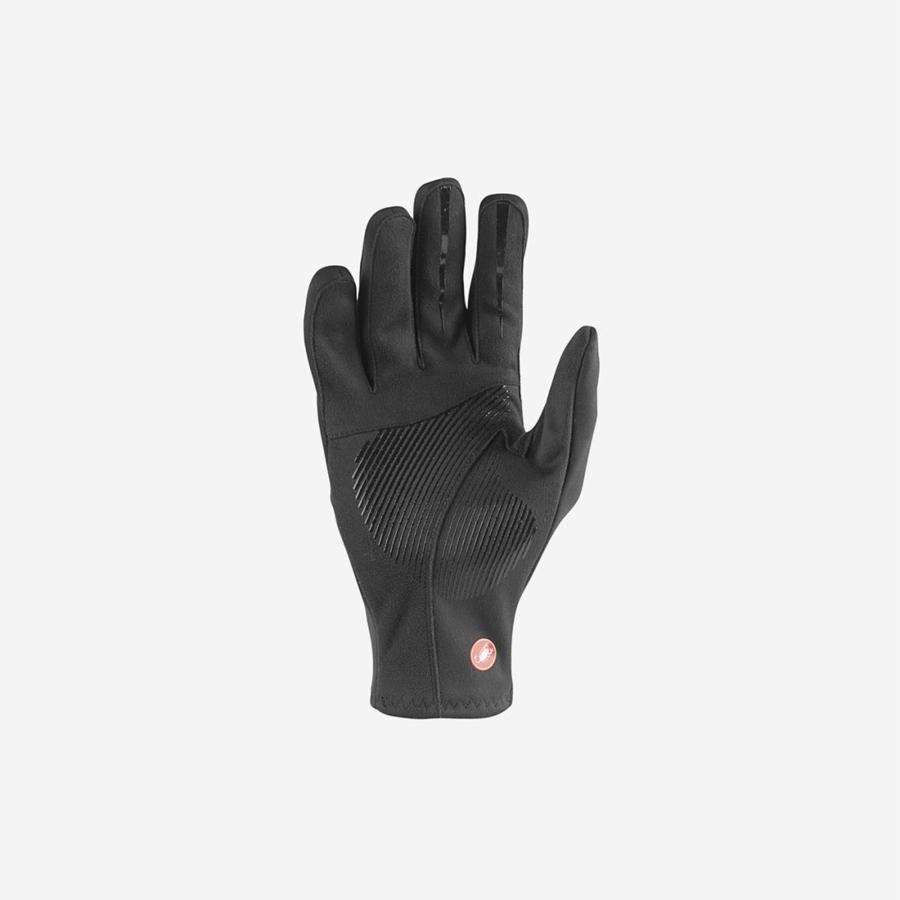 Castelli MORTIROLO Hansker Herre Svarte | 840673PQB