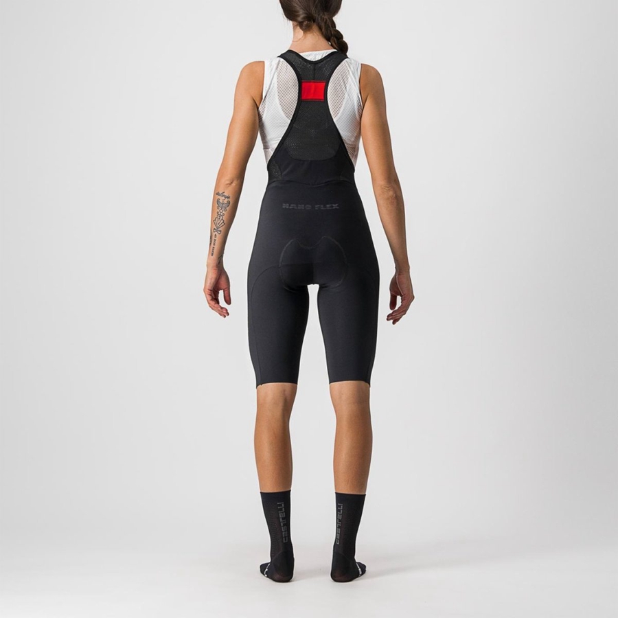 Castelli OMLOOP NANO W Shorts Med Smekke Dame Svarte | 420978GKS