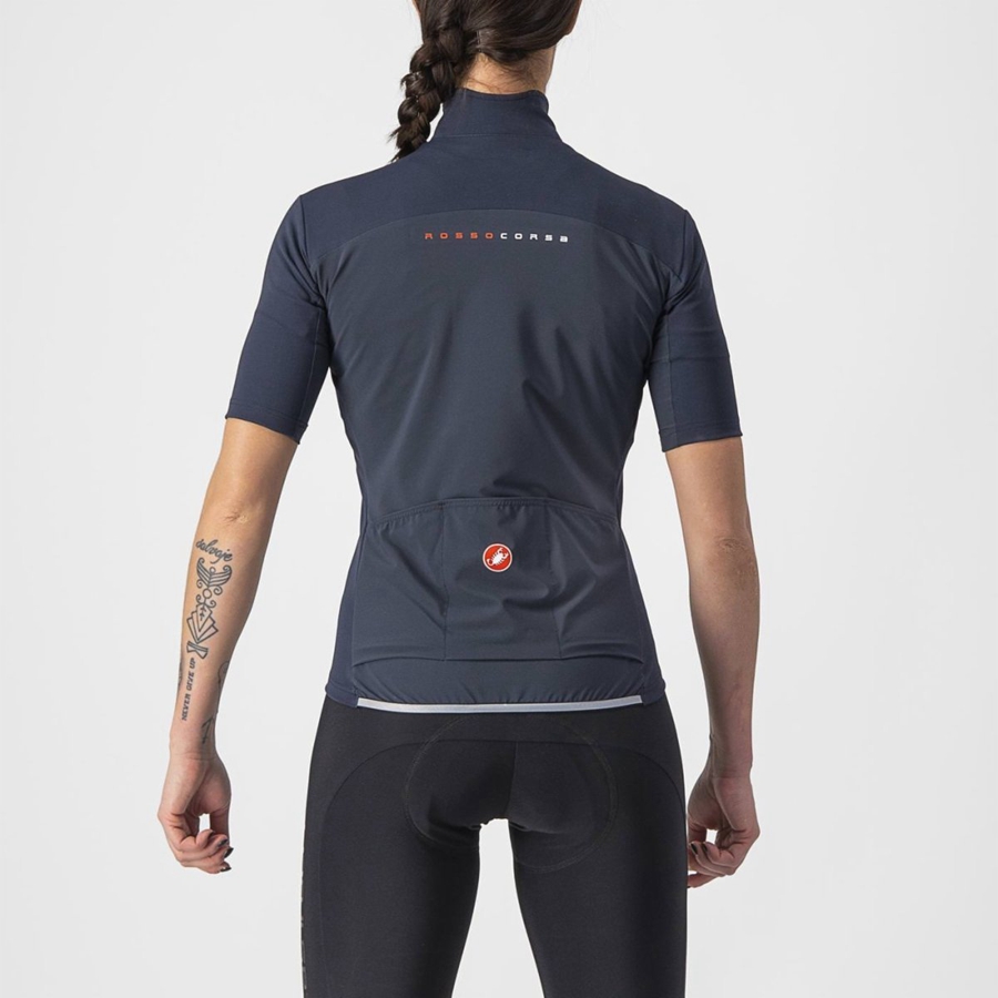 Castelli PERFETTO RoS 2W WIND Jakker Dame Blå | 839265AJI