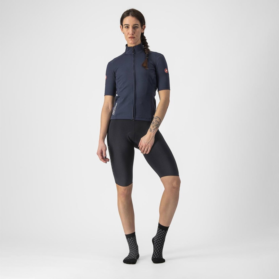 Castelli PERFETTO RoS 2W WIND Jakker Dame Blå | 839265AJI