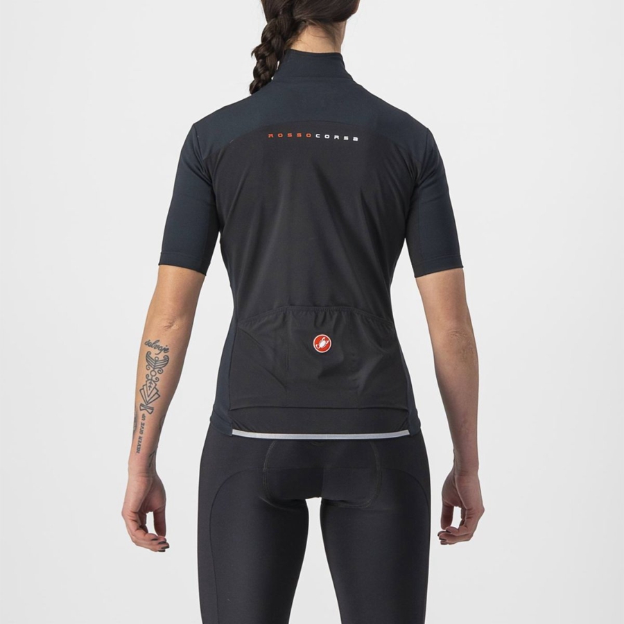 Castelli PERFETTO RoS 2W WIND Jakker Dame Svarte | 906782KHB