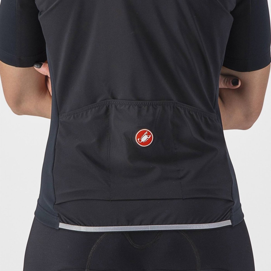 Castelli PERFETTO RoS 2W WIND Jakker Dame Svarte | 906782KHB