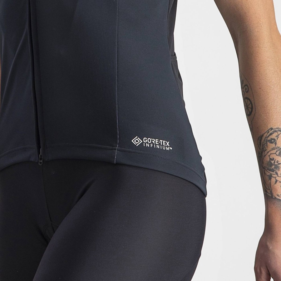 Castelli PERFETTO RoS 2W WIND Jakker Dame Svarte | 906782KHB