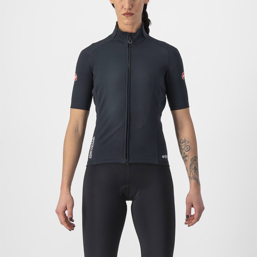 Castelli PERFETTO RoS 2W WIND Jakker Dame Svarte | 906782KHB