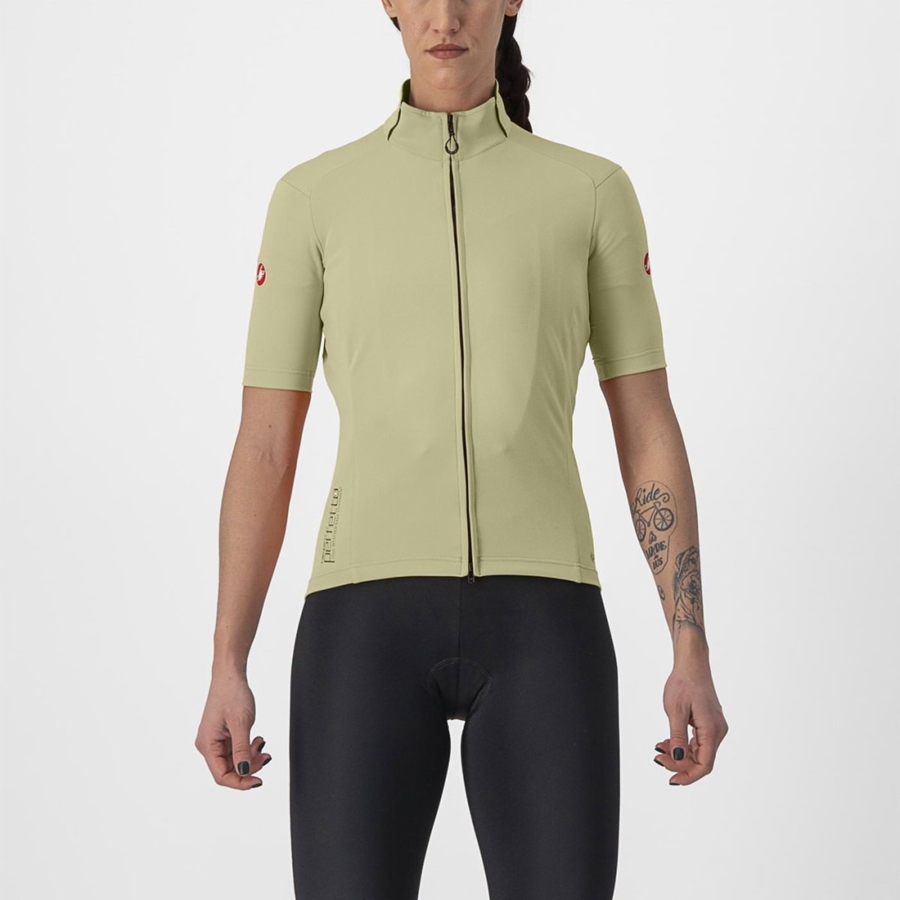 Castelli PERFETTO RoS 2W WIND Jakker Dame Grønn | 210964DCO