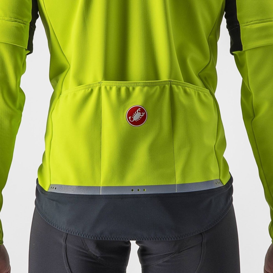 Castelli PERFETTO RoS 2 CONVERTIBLE Jakker Herre Lyse Grønn Mørke Grå | 867431LPM