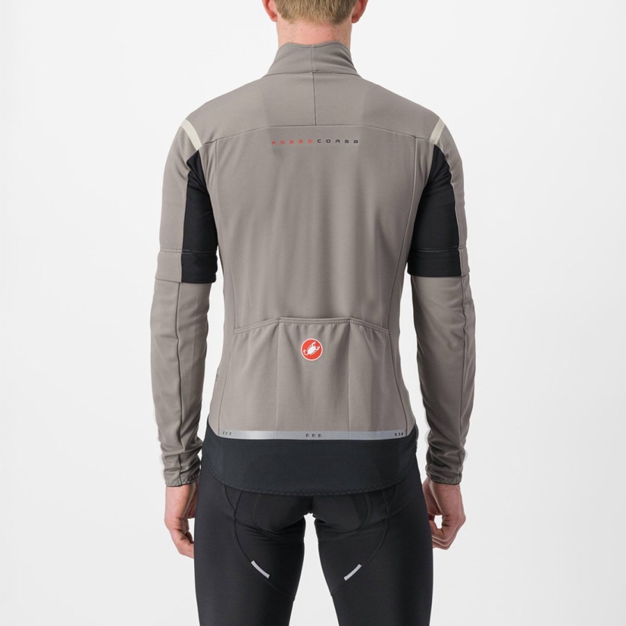 Castelli PERFETTO RoS 2 CONVERTIBLE Jakker Herre Grå Khaki Grå | 075846GUE