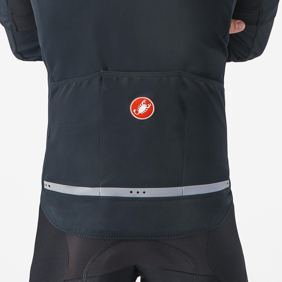 Castelli PERFETTO RoS 2 CONVERTIBLE Jakker Herre Svarte Svarte | 381245BWK