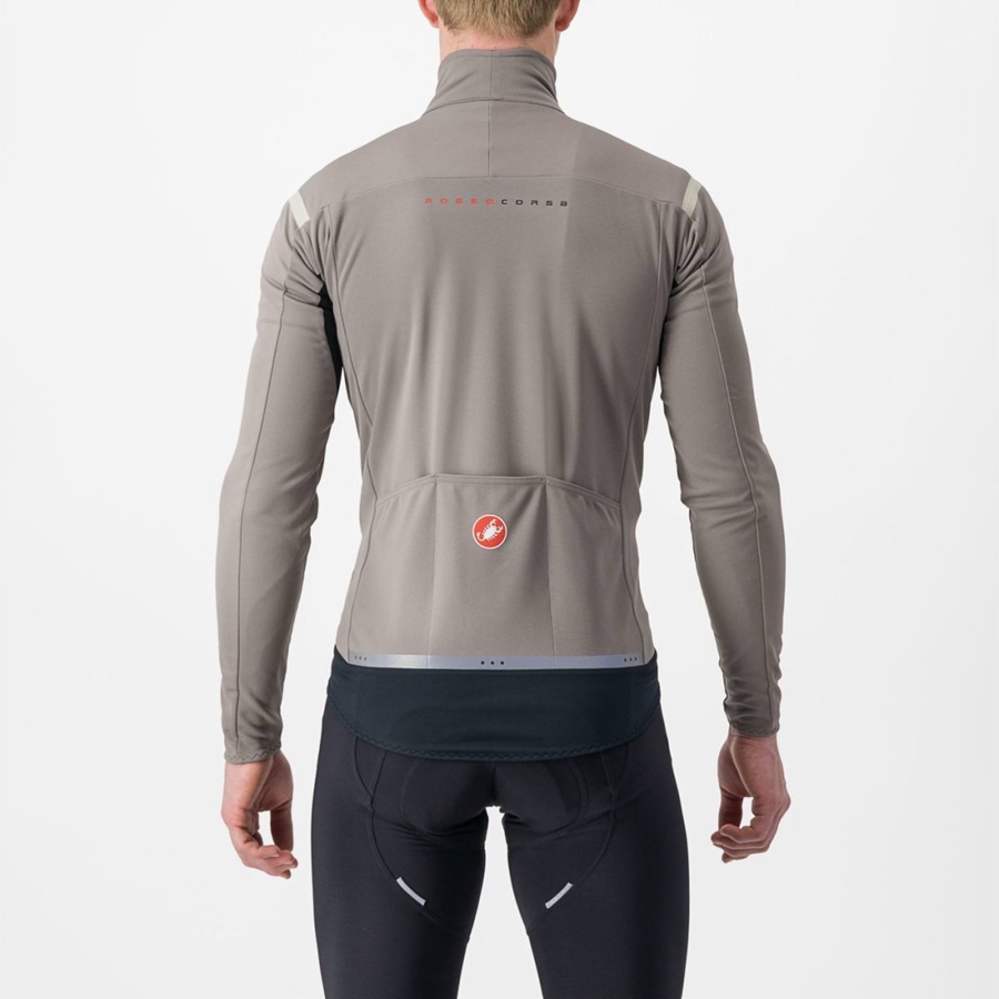 Castelli PERFETTO RoS 2 Jakker Herre Grå Khaki Grå | 736054YQR