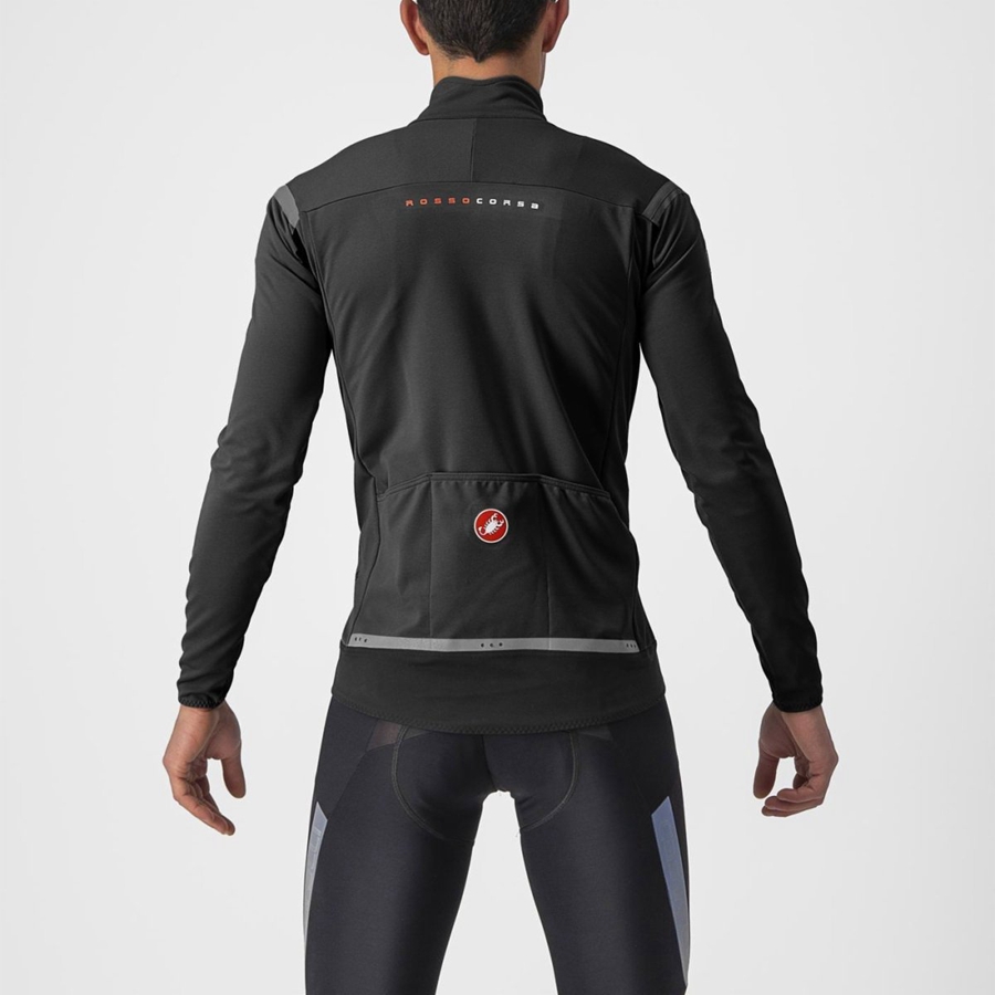 Castelli PERFETTO RoS 2 Jakker Herre Svarte Svarte | 392476HYE