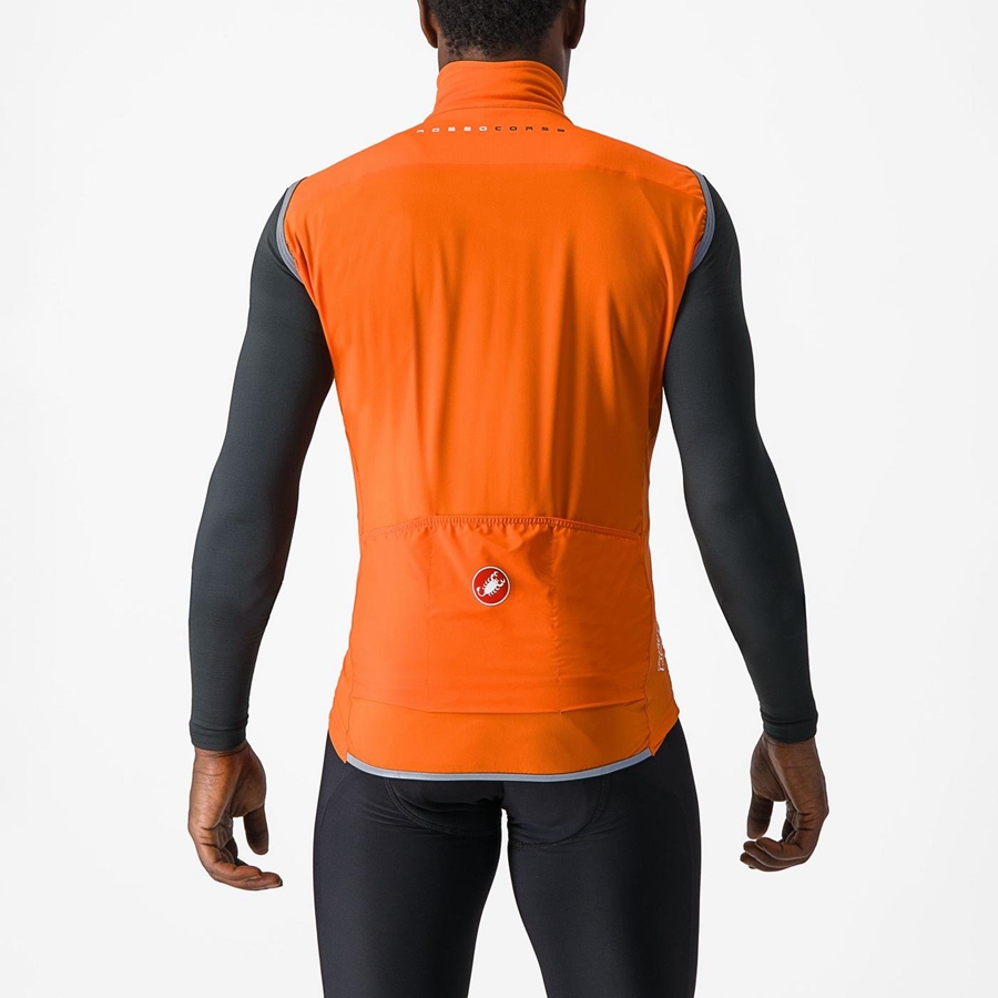 Castelli PERFETTO RoS 2 Vest Herre Rød Oransje | 379018FMC