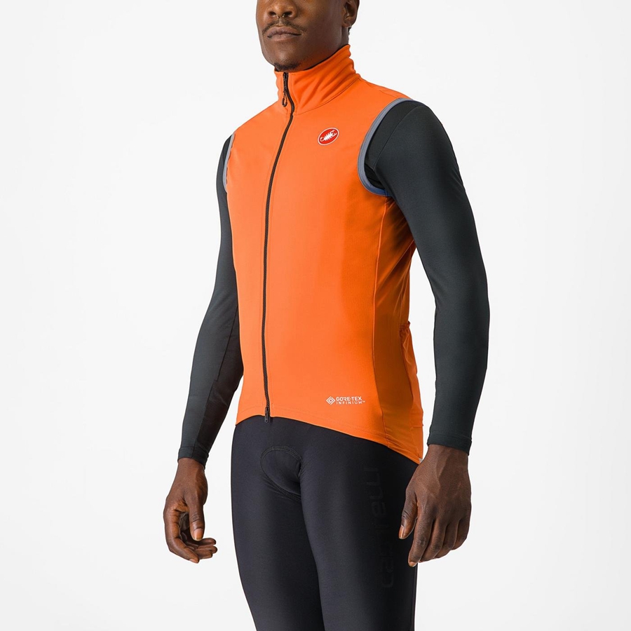 Castelli PERFETTO RoS 2 Vest Herre Rød Oransje | 379018FMC