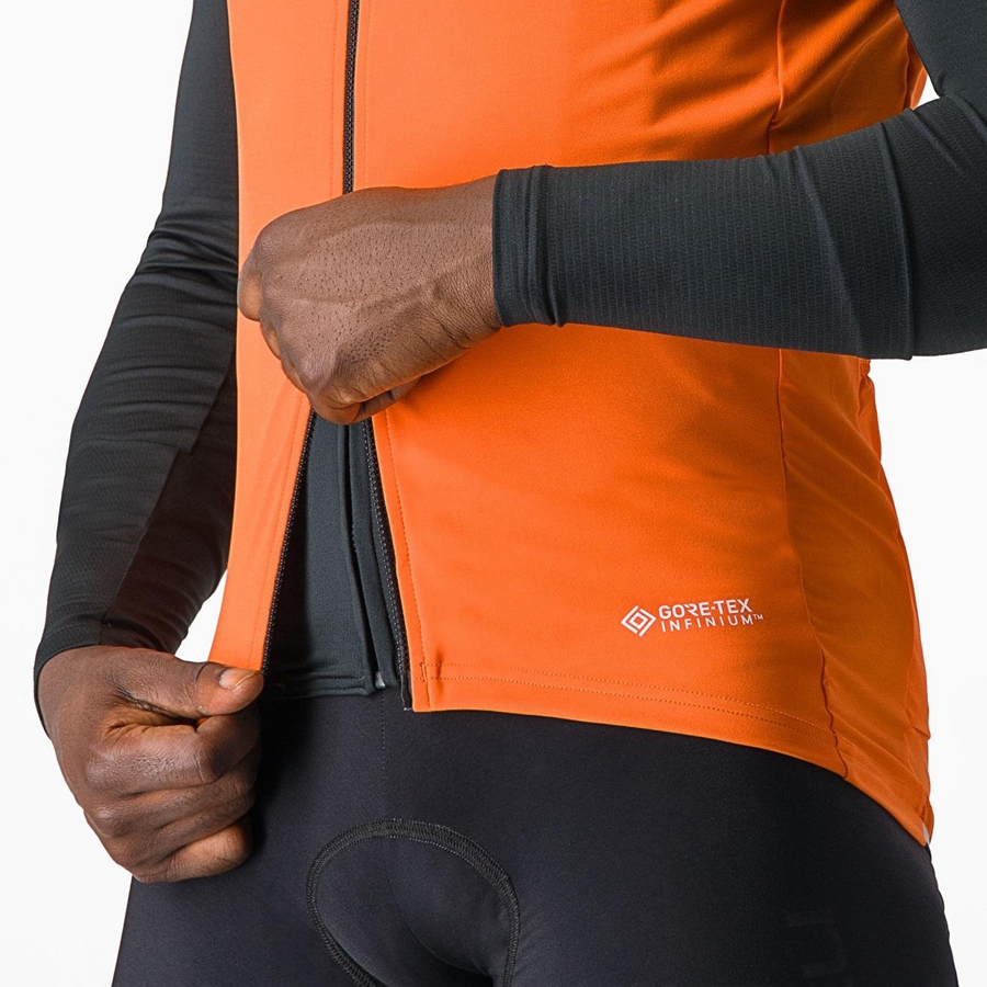 Castelli PERFETTO RoS 2 Vest Herre Rød Oransje | 379018FMC