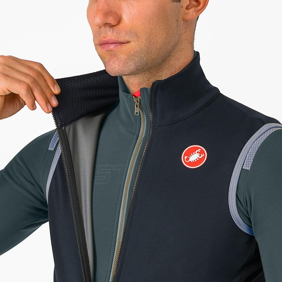 Castelli PERFETTO RoS 2 Vest Herre Svarte | 963417SPU