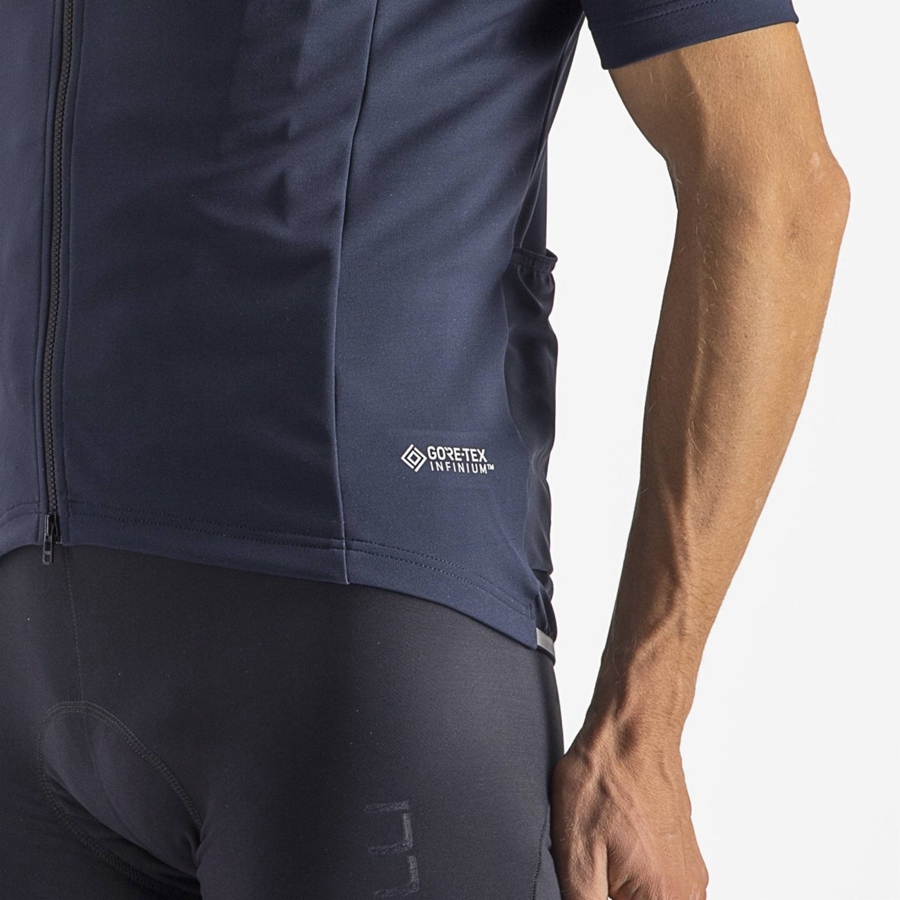 Castelli PERFETTO RoS 2 WIND Jakker Herre Blå | 816259ZXD