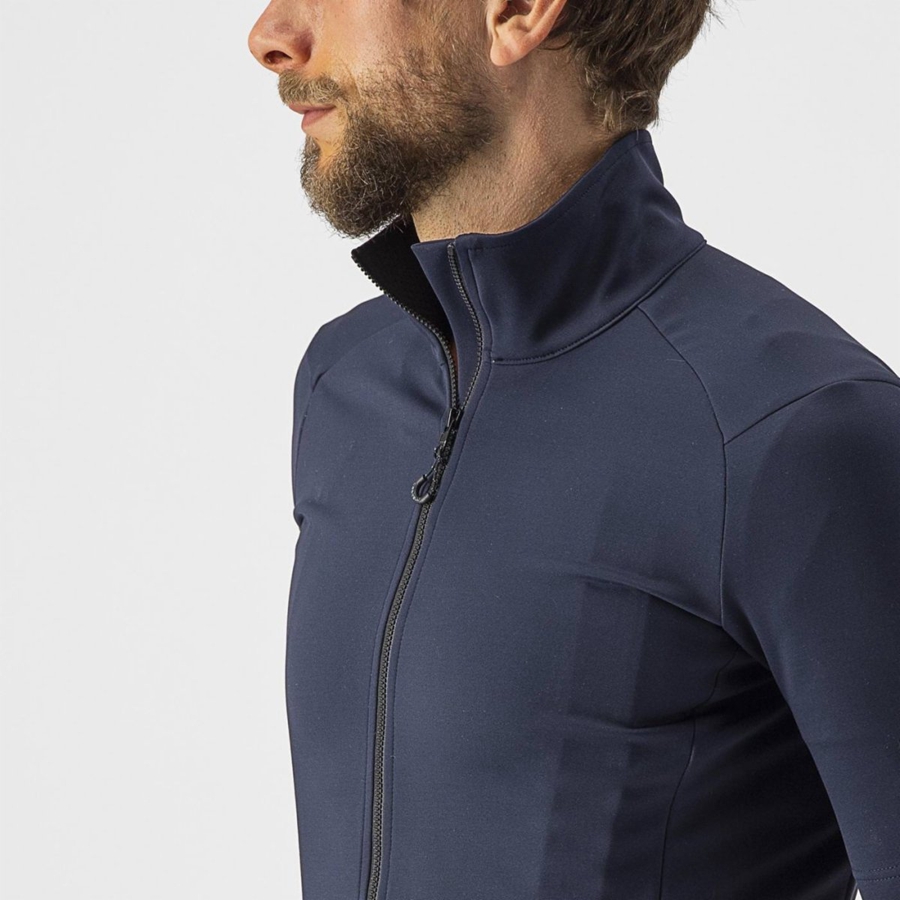 Castelli PERFETTO RoS 2 WIND Jakker Herre Blå | 816259ZXD