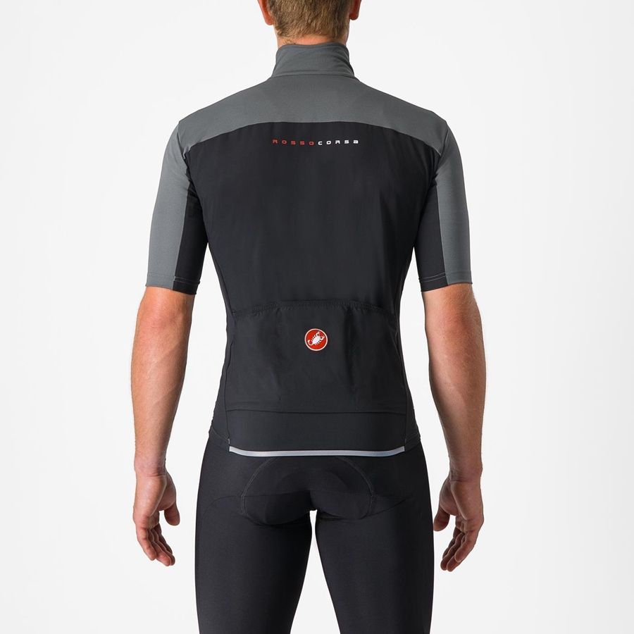 Castelli PERFETTO RoS 2 WIND Jakker Herre Grå | 964138XSJ