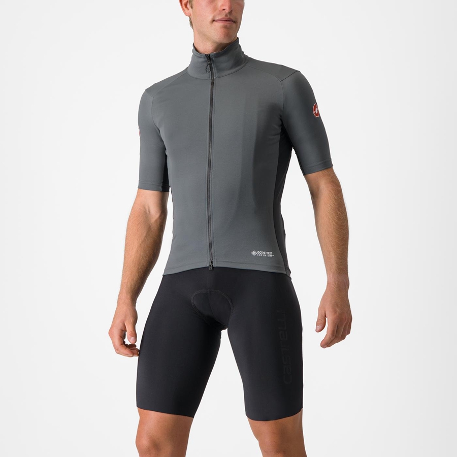 Castelli PERFETTO RoS 2 WIND Jakker Herre Grå | 964138XSJ