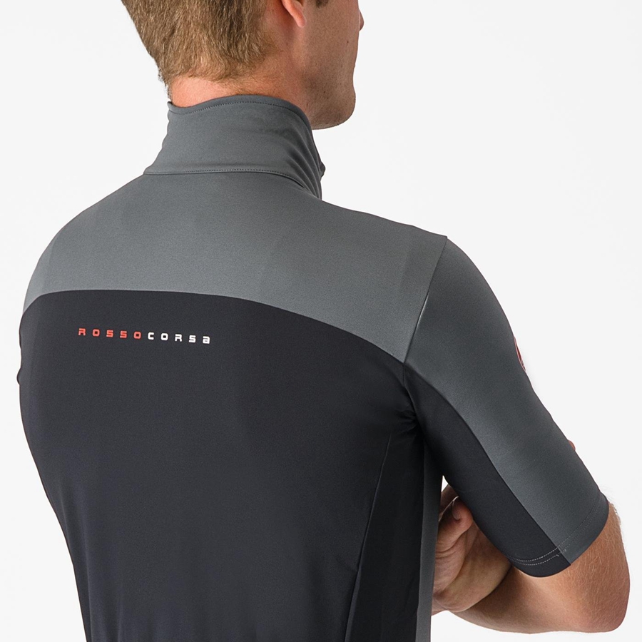 Castelli PERFETTO RoS 2 WIND Jakker Herre Grå | 964138XSJ