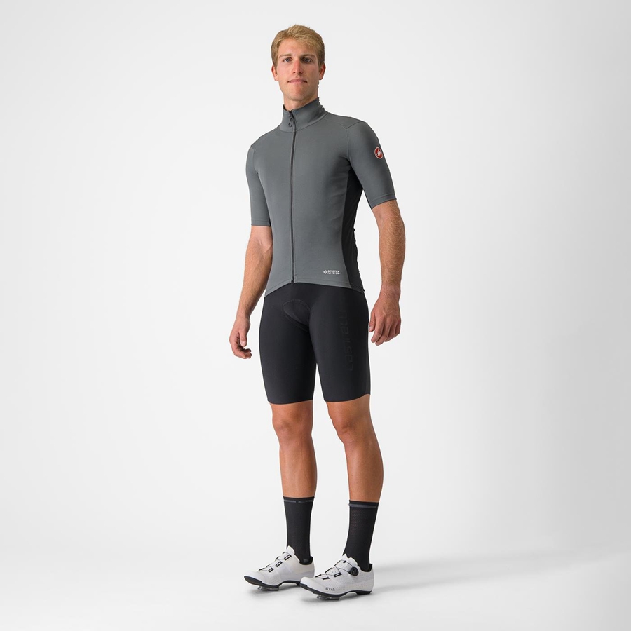 Castelli PERFETTO RoS 2 WIND Jakker Herre Grå | 964138XSJ