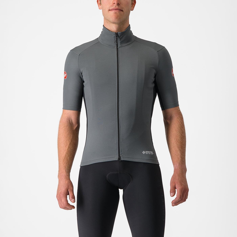 Castelli PERFETTO RoS 2 WIND Jakker Herre Grå | 964138XSJ