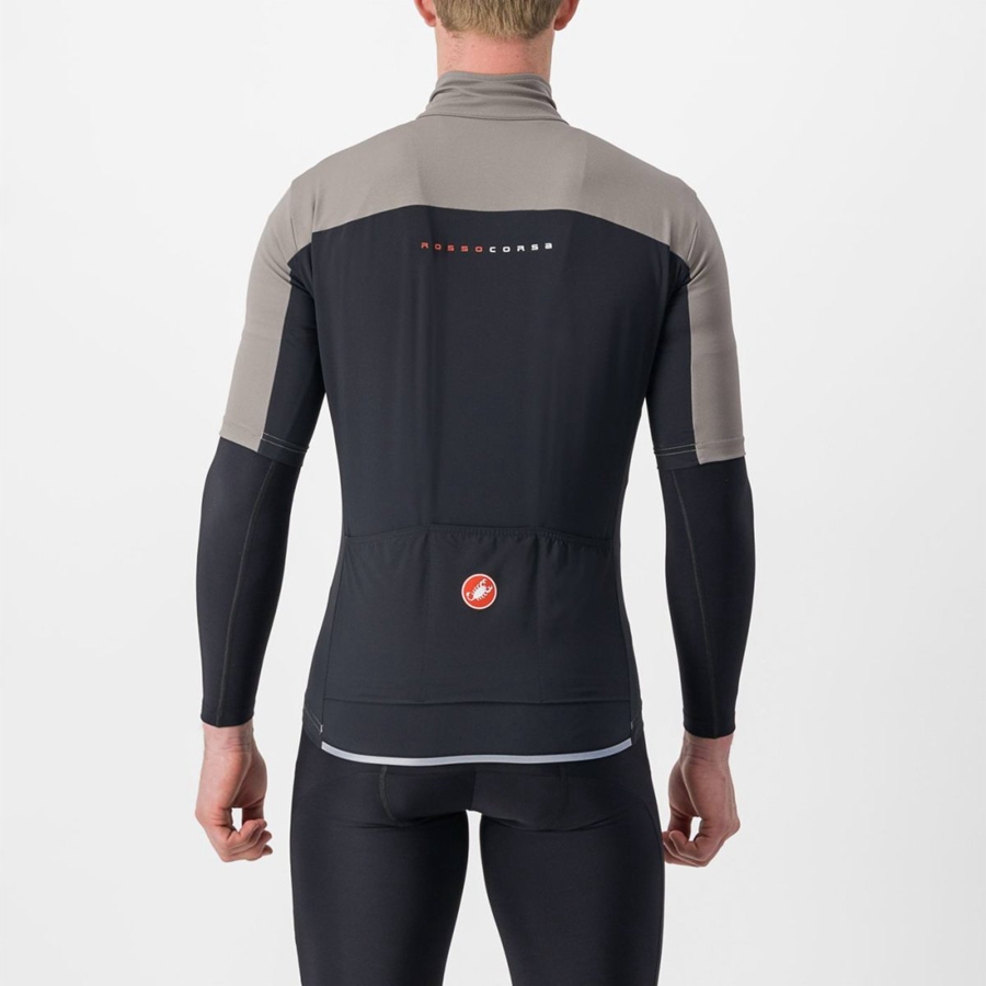 Castelli PERFETTO RoS 2 WIND Jakker Herre Grå | 612970EQM