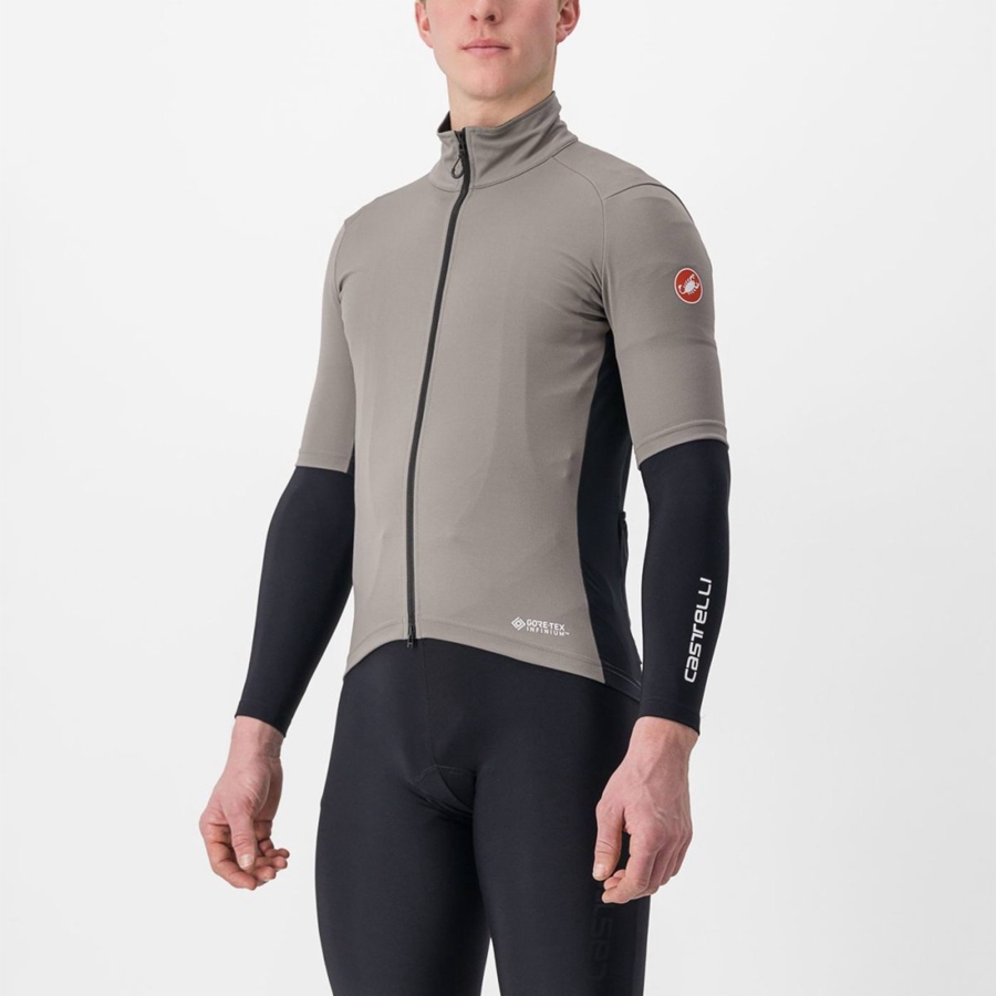 Castelli PERFETTO RoS 2 WIND Jakker Herre Grå | 612970EQM