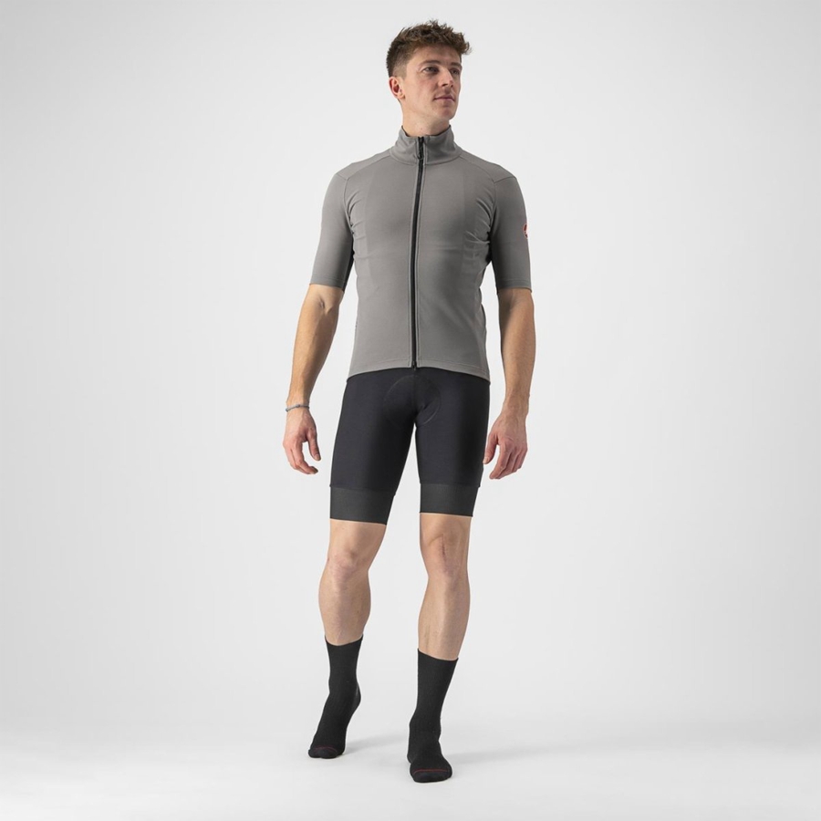 Castelli PERFETTO RoS 2 WIND Jakker Herre Grå | 612970EQM