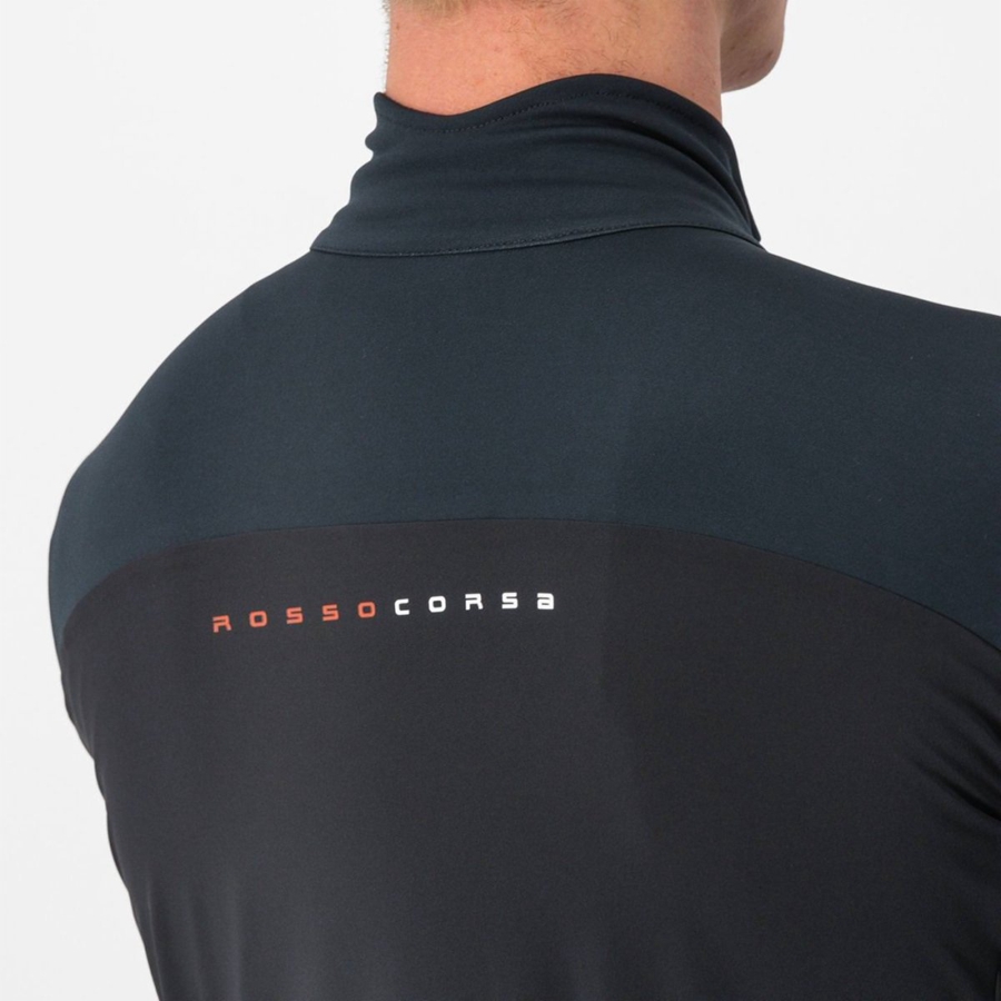 Castelli PERFETTO RoS 2 WIND Jakker Herre Svarte | 702386RJL